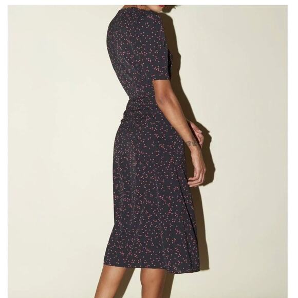 Rouje Womens Gabin Midi Dress Size 6 36 James Bond No Time to Die Old Money Fall - Picture 4 of 13